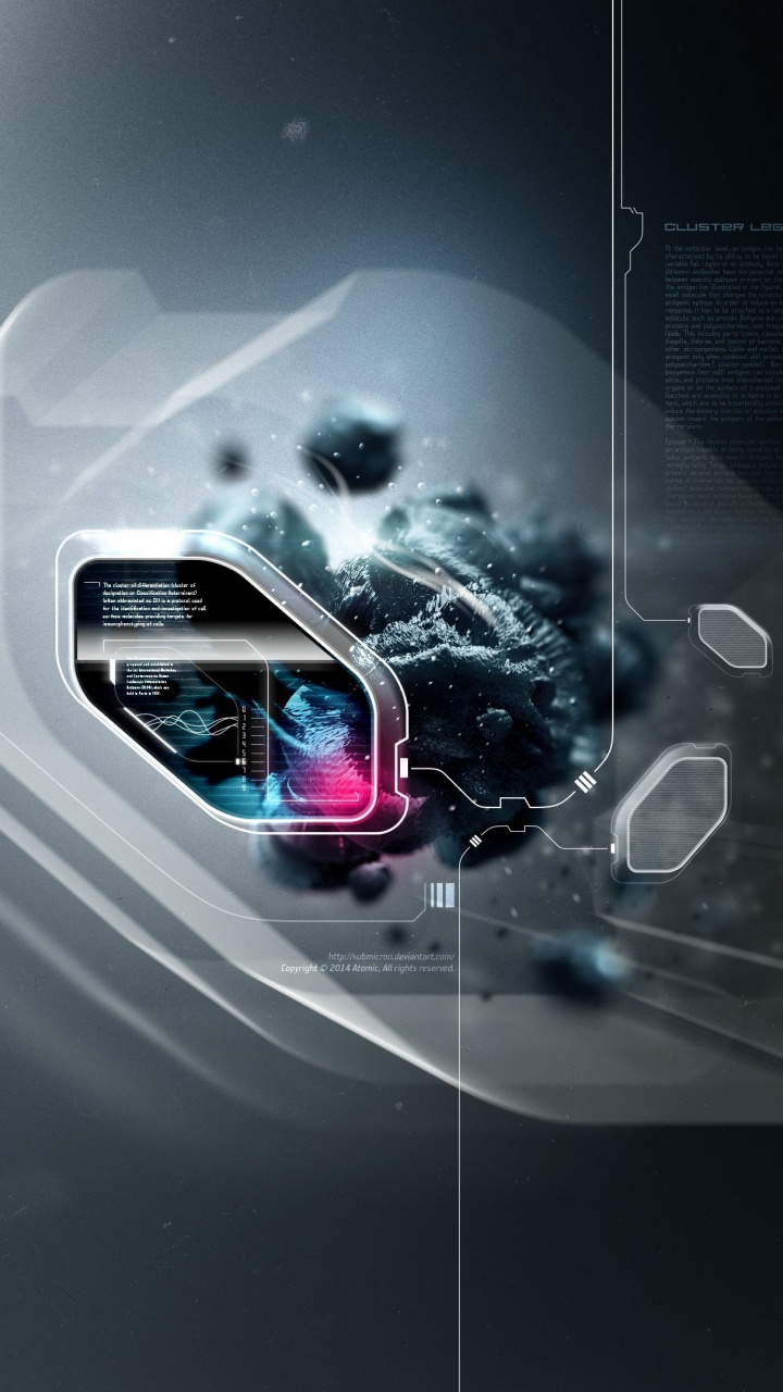 Обои свет, графический дизайн, технологии, графика, космос в разрешении 720x1280