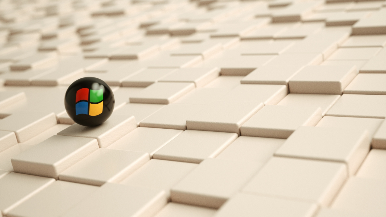 Обои microsoft windows, windows 7, технологии, пол, технология в разрешении 1280x720