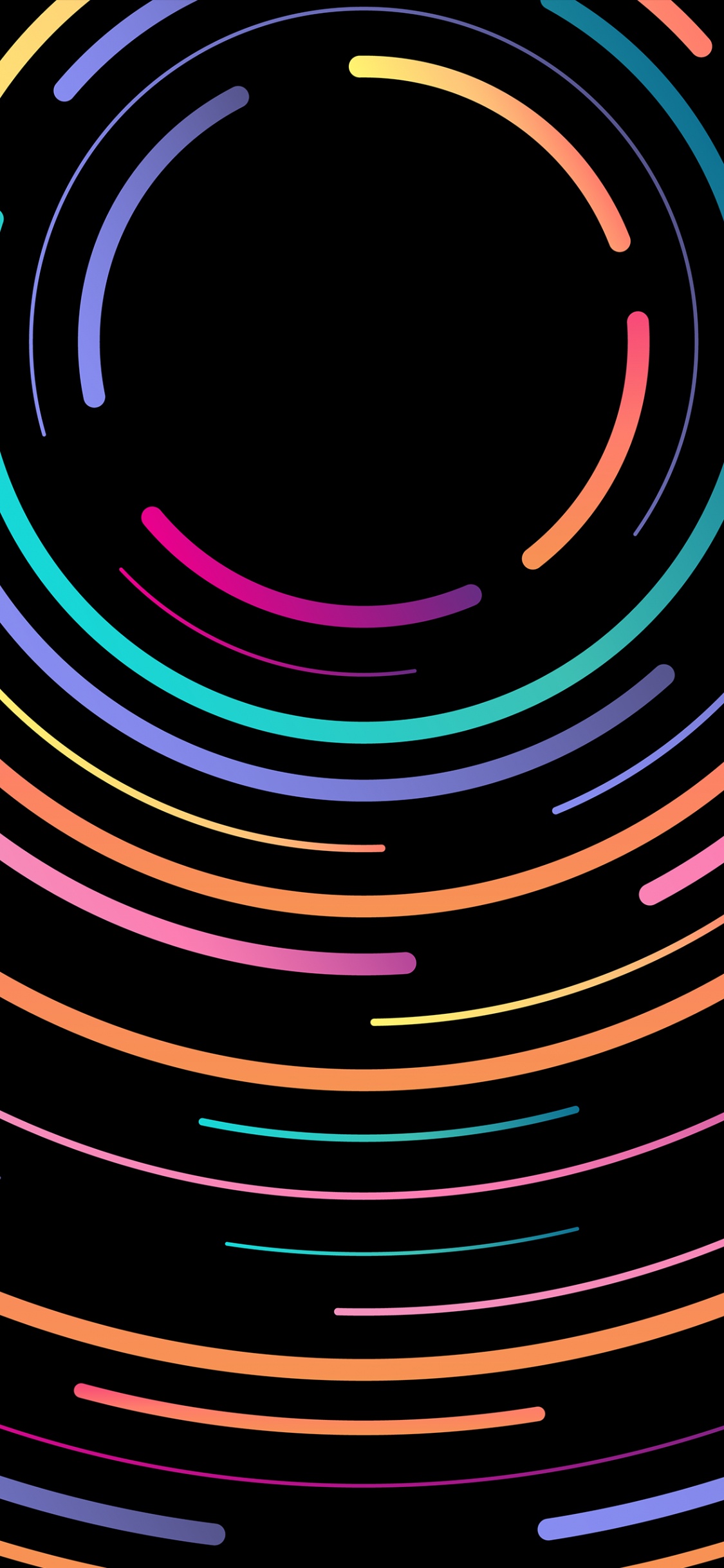 Обои освещение, графический дизайн, красочность, пурпур, Фиолетовый в разрешении 1125x2436