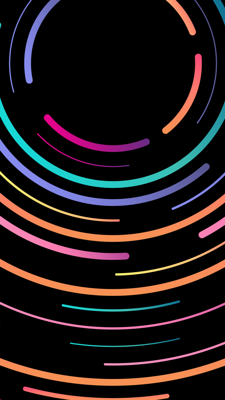 Обои освещение, графический дизайн, красочность, пурпур, Фиолетовый в разрешении 750x1334