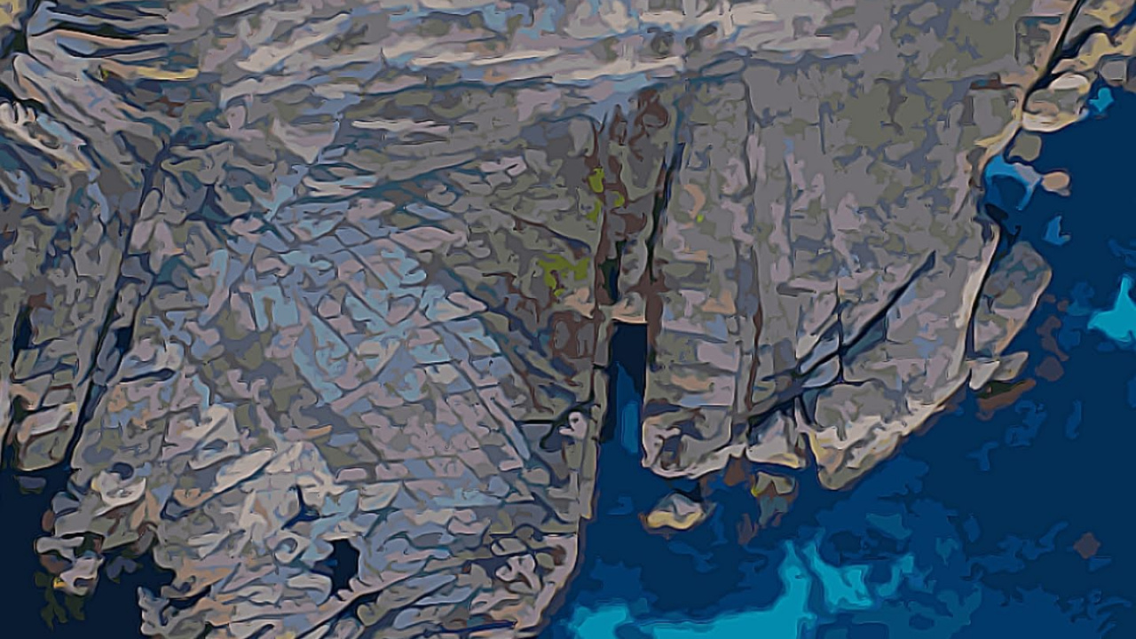 Обои Google, Google Pixel 4, море, местность, геология в разрешении 1280x720