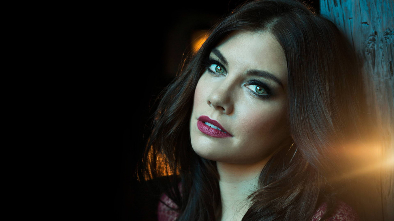 Обои Ходячие мертвецы, актер, красота, бровь, губы в разрешении 1366x768