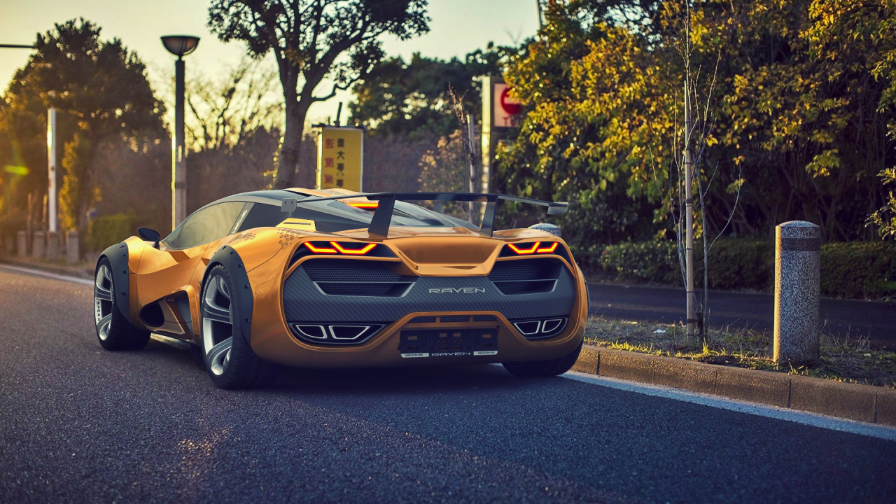 Обои Лада, спорткар, авто, автомобиль концепции, суперкар в разрешении 1280x720