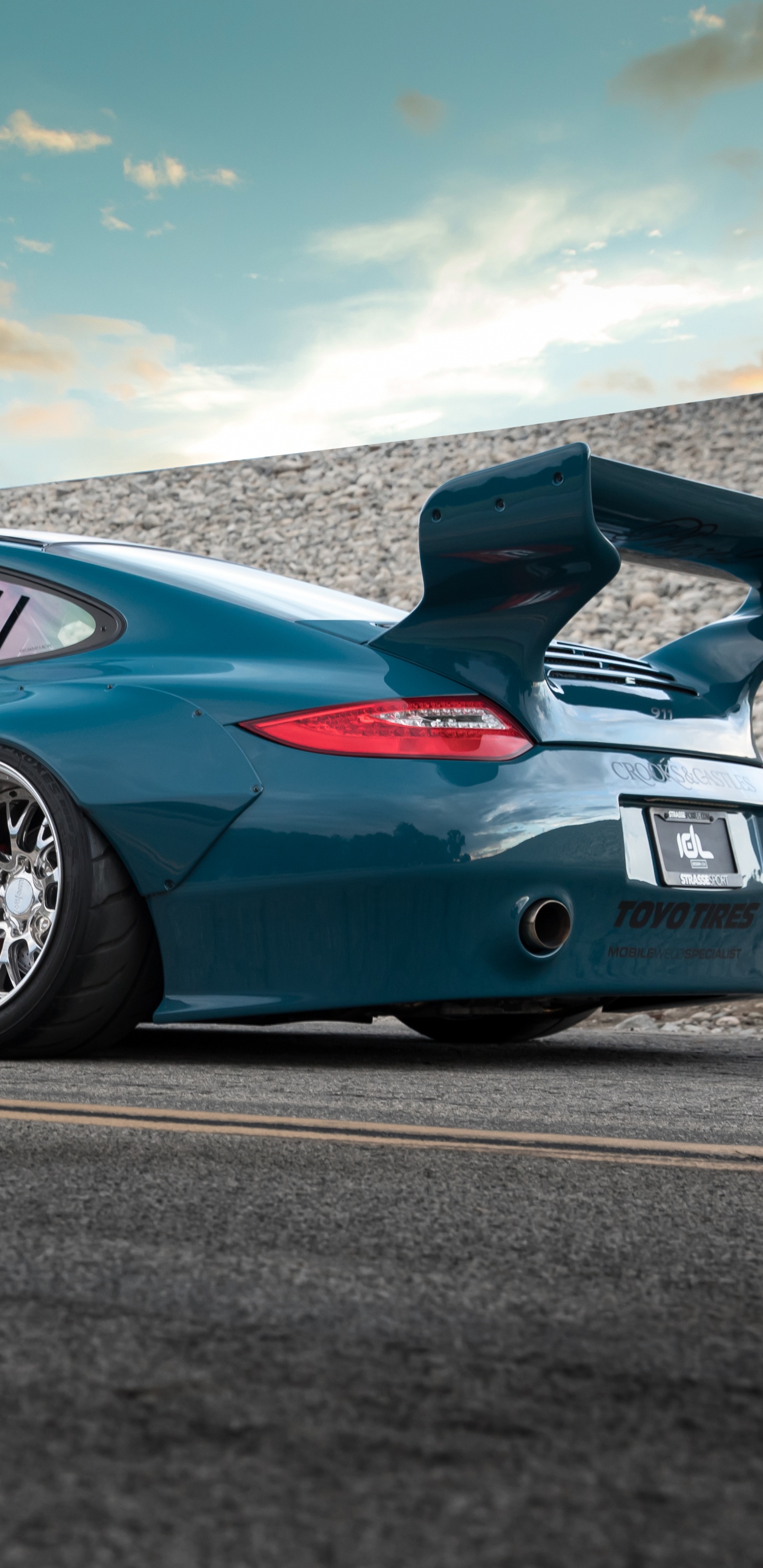 Обои porsche 930, porsche 911 gt3, Порше, авто, спорткар в разрешении 1440x2960