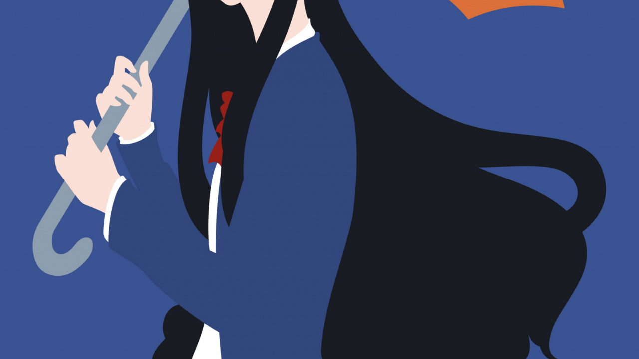 Обои мультфильм, жест, зонтик, арт, электрик в разрешении 1280x720