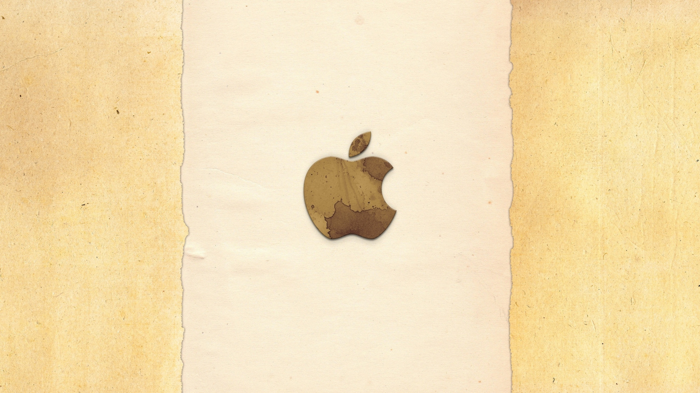Обои apple, бумага, древесина, Ренессанс яблоко, яблоко в разрешении 1366x768