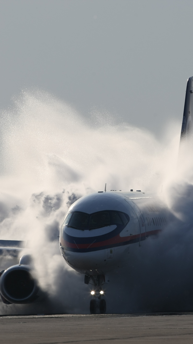 Обои авиация, авиакомпания, воздушное путешествие, авиалайнер, аэрокосмическая техника в разрешении 750x1334