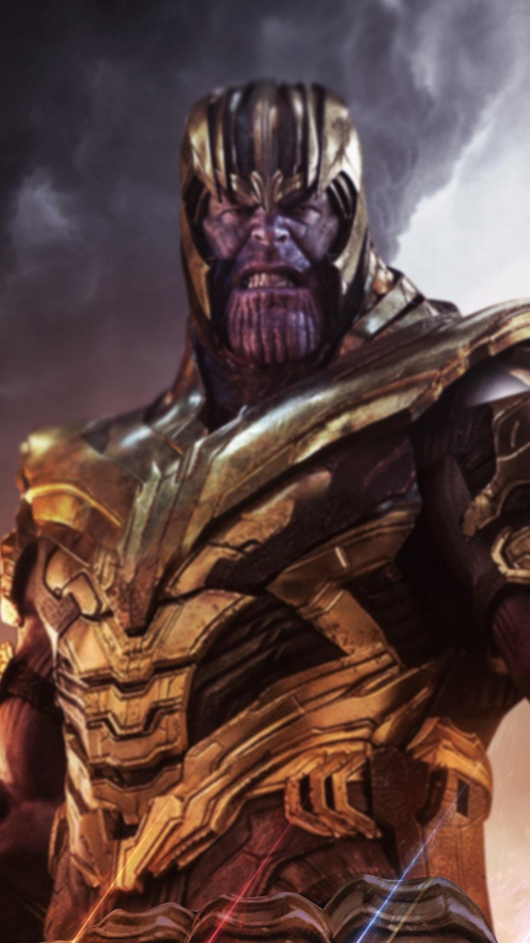 Обои Танос, комиксы Марвел, супергерой, marvel, компьютерная игра в разрешении 750x1334