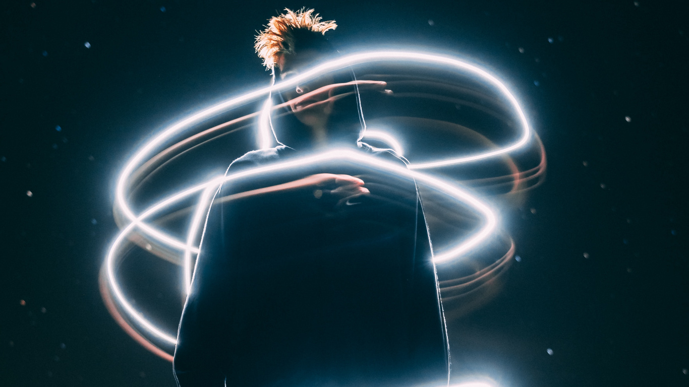 Обои театральное искусство, танец, дизайн, вода, арт в разрешении 1366x768