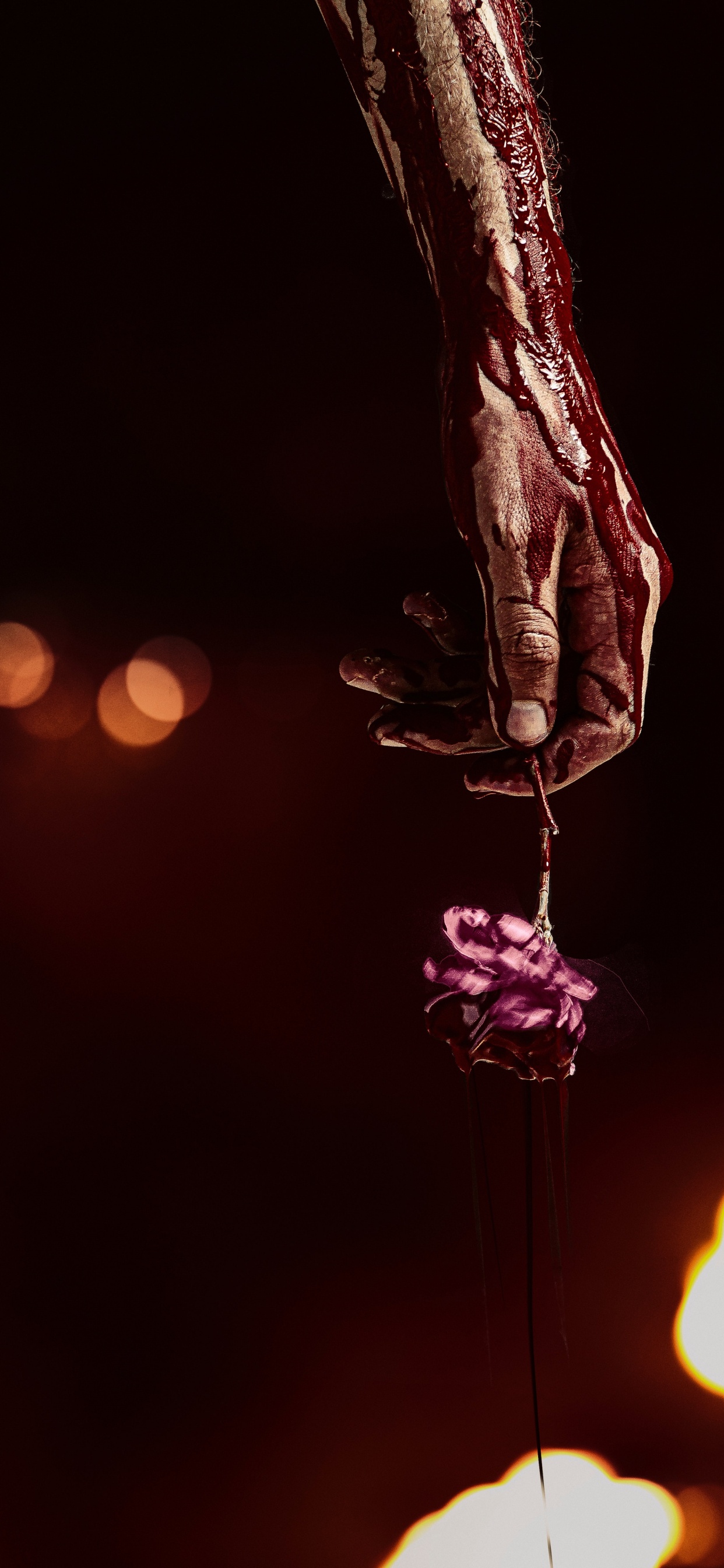 Обои разбитое сердце, сердце, башмак, жидкий, свет в разрешении 1242x2688