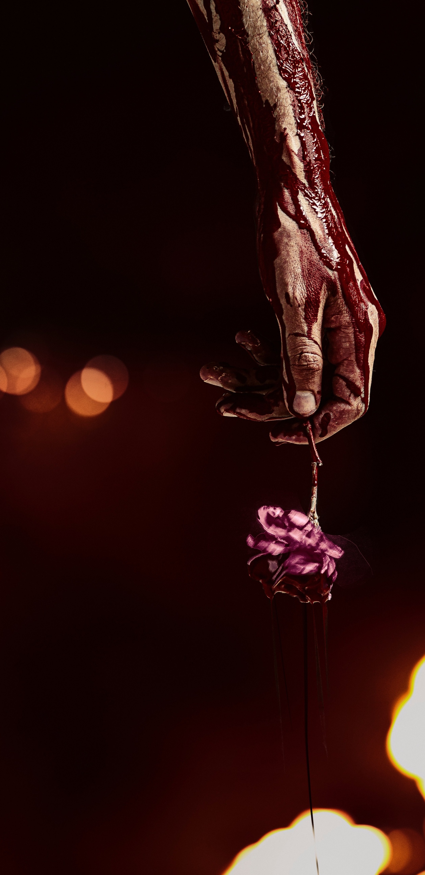 Обои разбитое сердце, сердце, башмак, жидкий, свет в разрешении 1440x2960