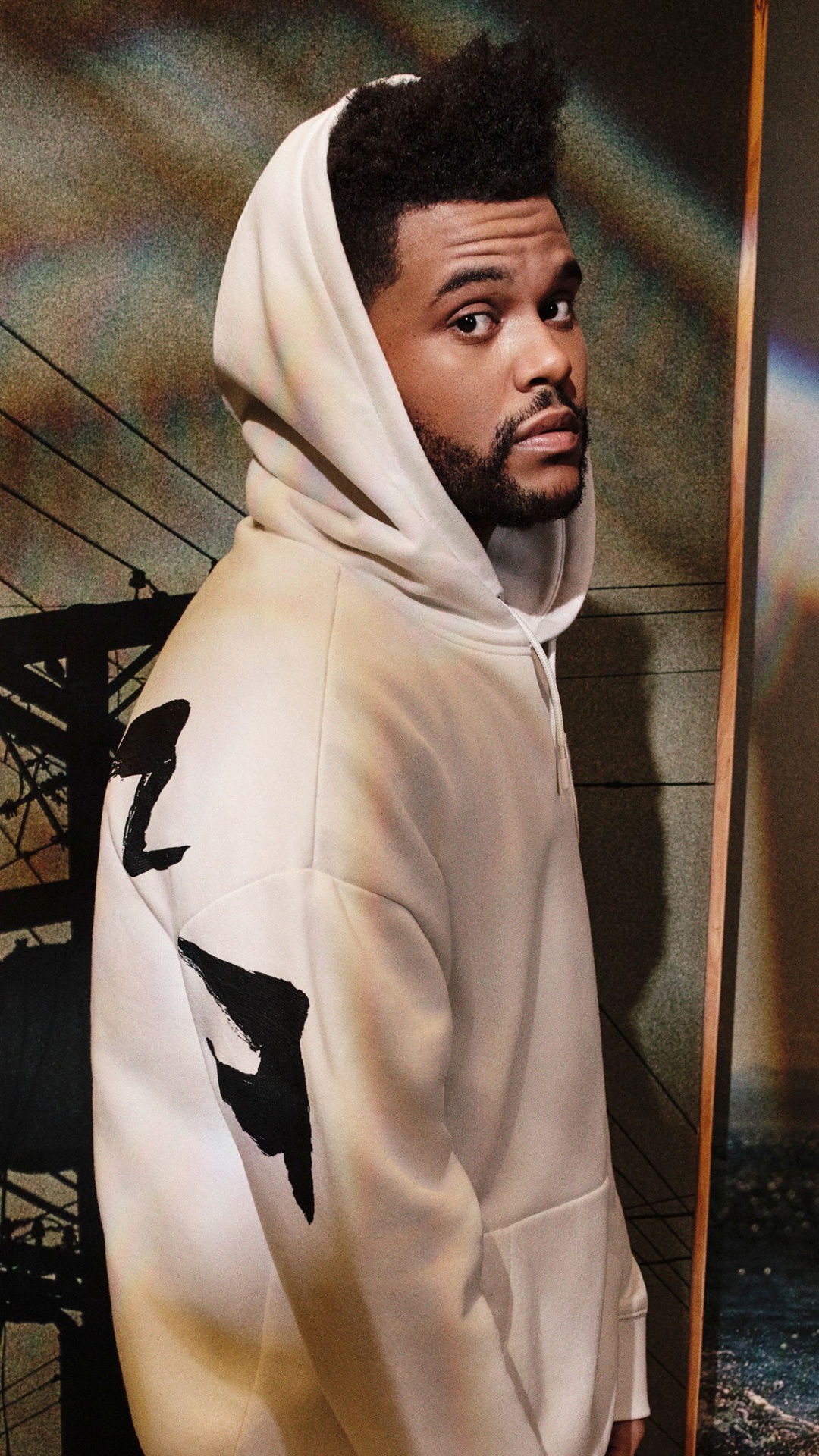 Обои The Weeknd, балахон, фэшн, верхняя одежда, одежда в разрешении 1080x1920