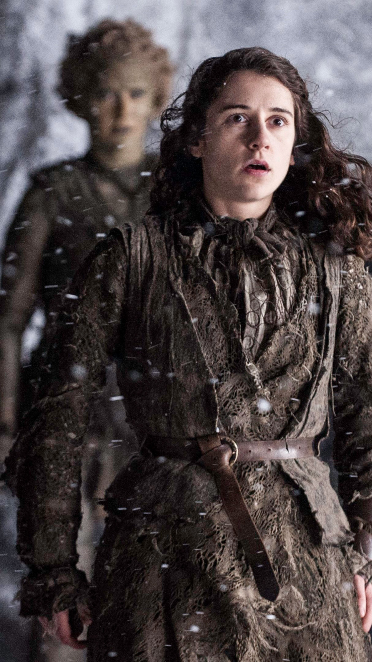 Обои Игра престолов, Meera Рид, человек, дерево, слякоть в разрешении 750x1334