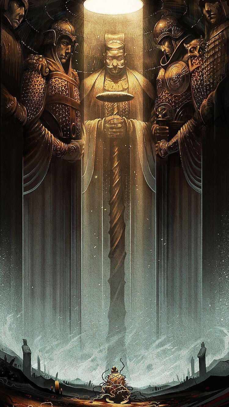 Обои иллюстрация, мир фантазий, фэнтези, идея, арт в разрешении 750x1334