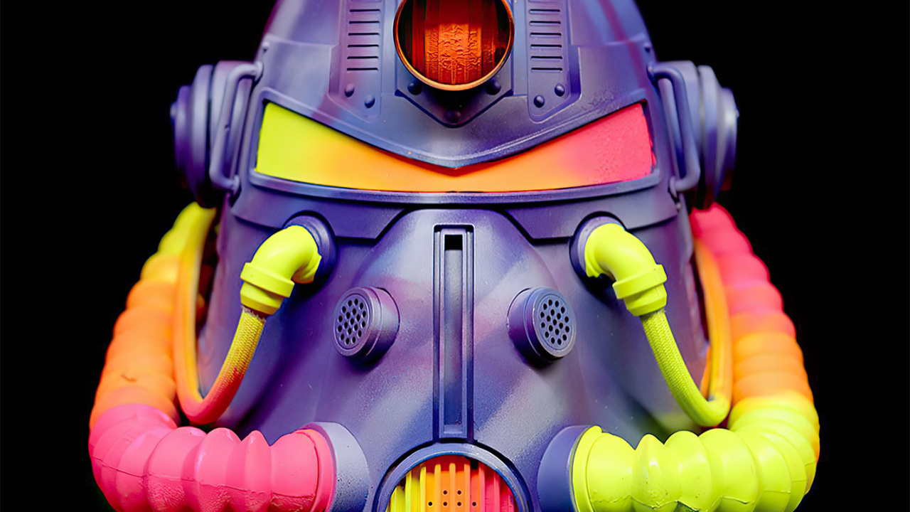 Обои амолед, OLED, игрушка, пурпур, электрик в разрешении 1280x720