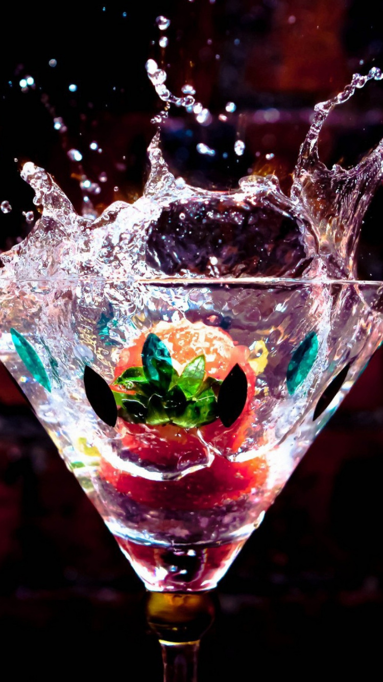 Обои мартини, Мартини стекла, напиток, рюмки, шампанское фужеры в разрешении 750x1334