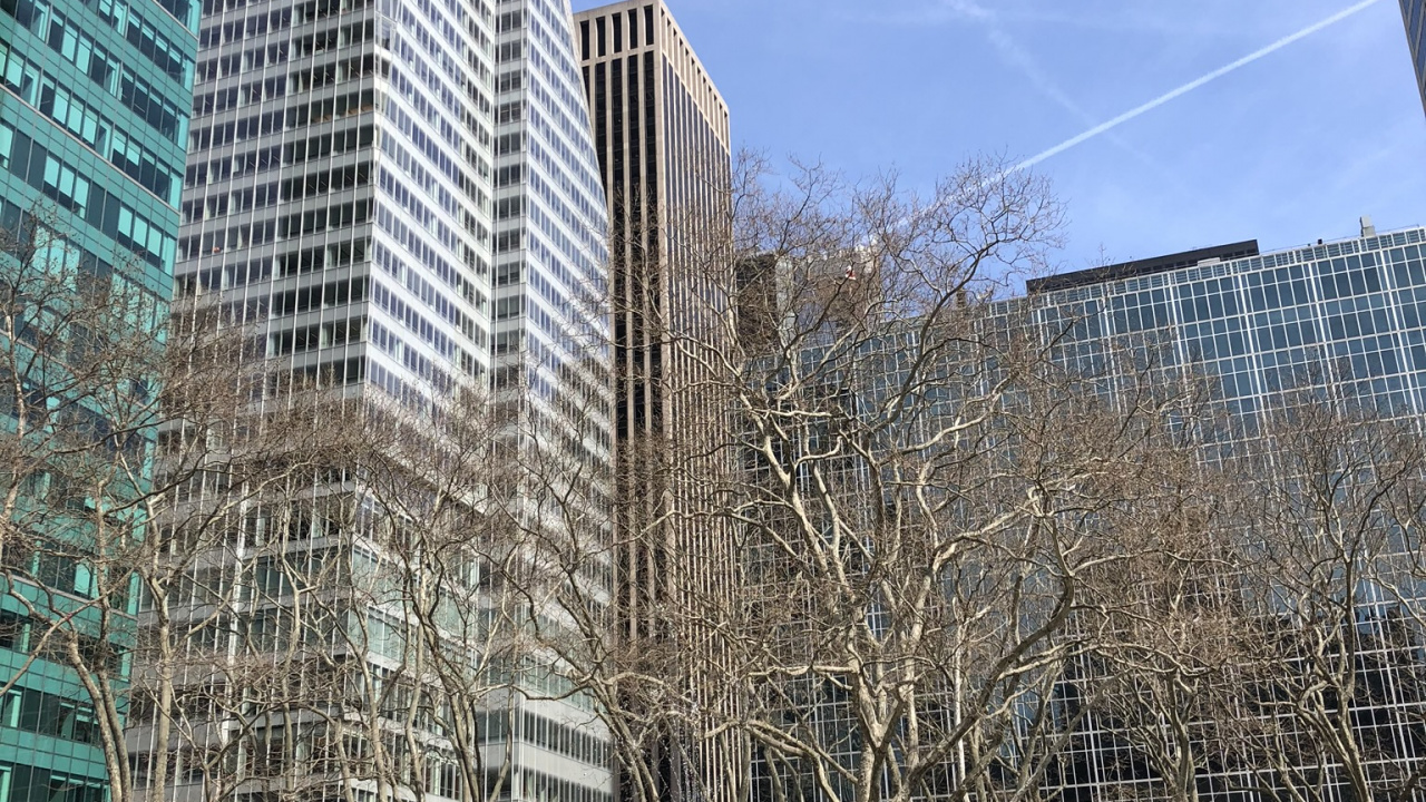 Обои Нью-Йорк, башня, коммерческое здание, город, здание в разрешении 1280x720