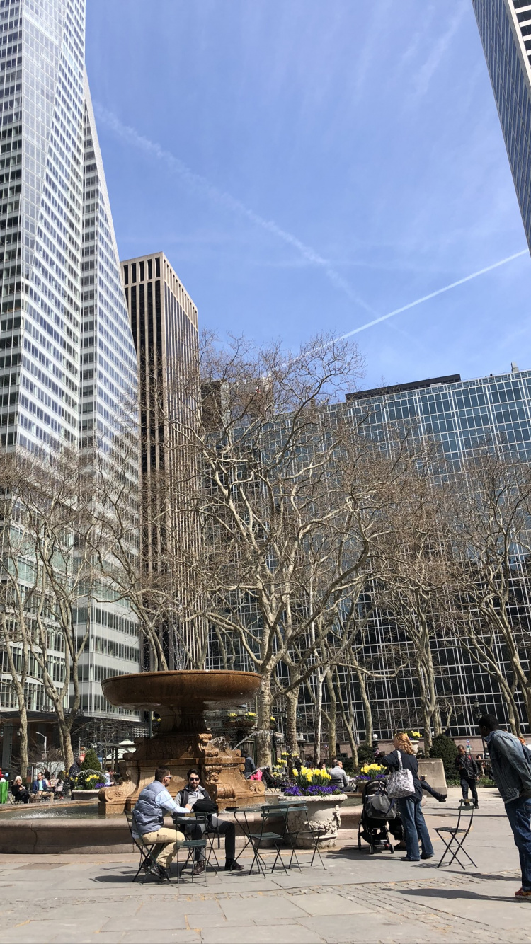 Обои Нью-Йорк, башня, коммерческое здание, город, здание в разрешении 750x1334