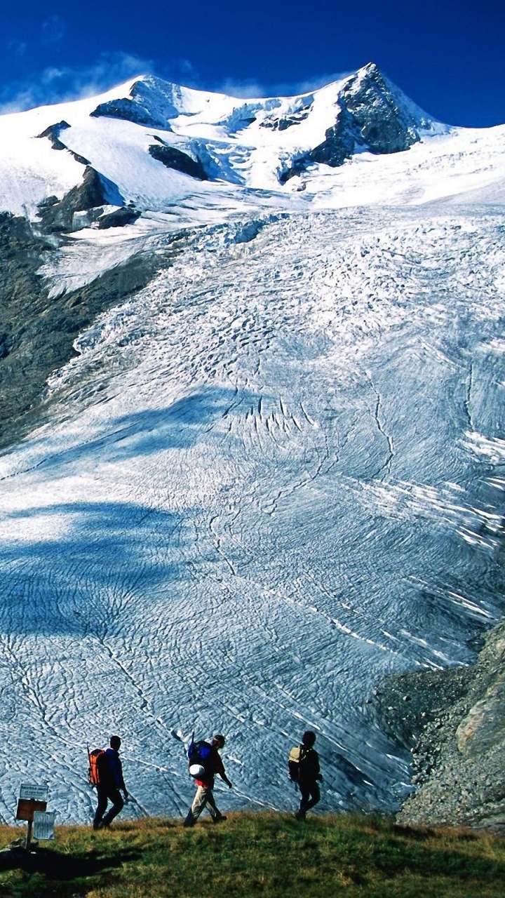 Обои национальный парк глейшер, национальный парк, парк, горный рельеф, горный хребет в разрешении 720x1280