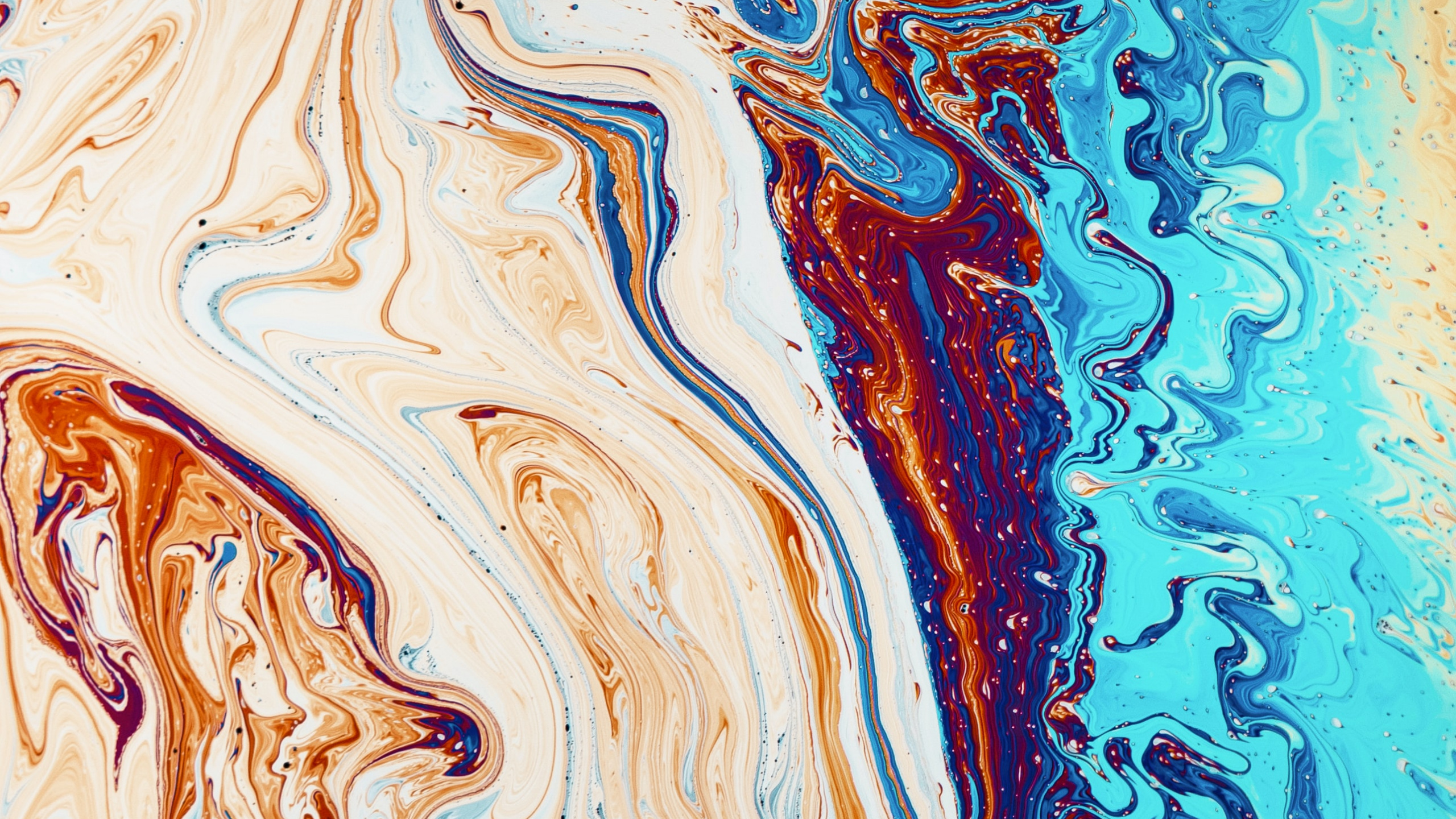 Обои вода, живопись, визуальное искусство, абстрактное искусство, арт в разрешении 2560x1440