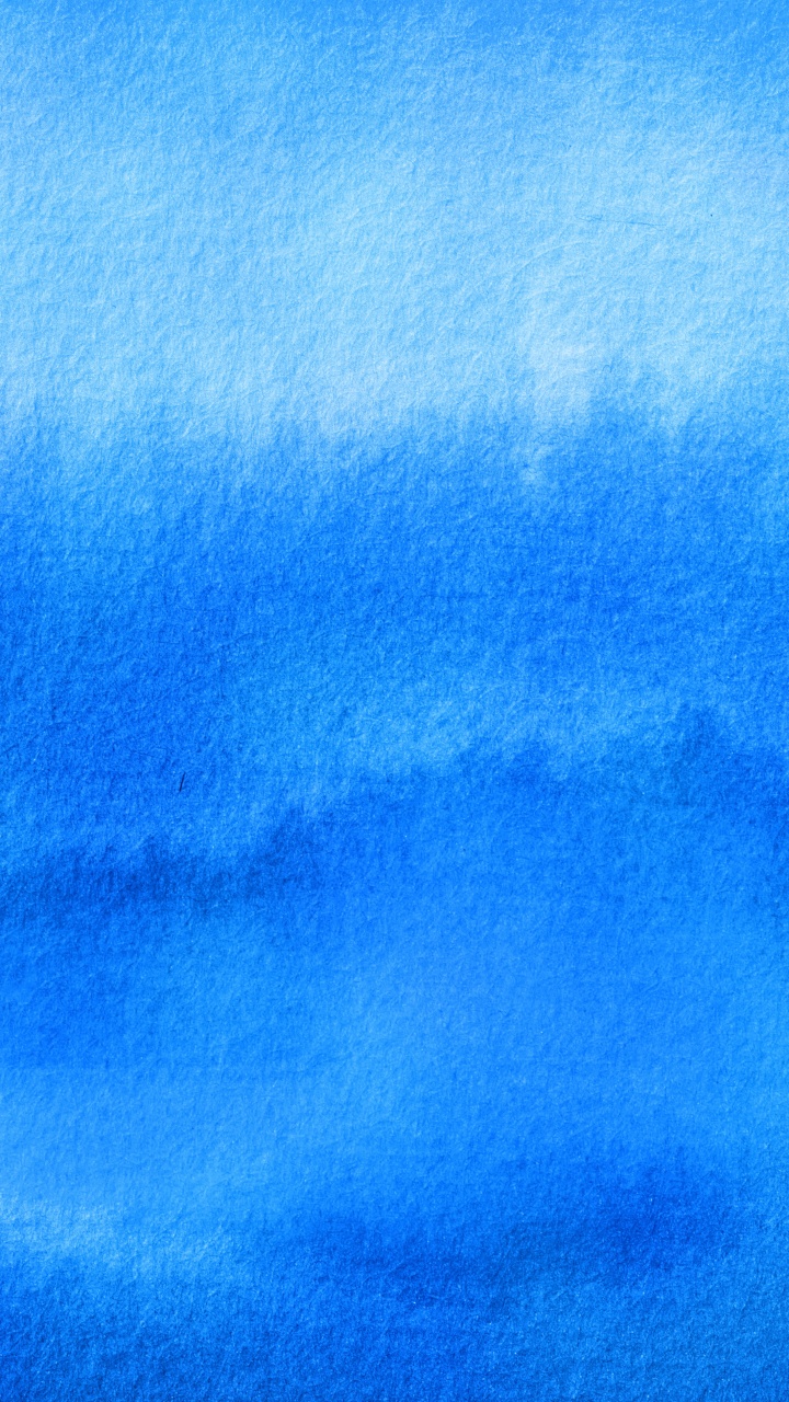 Обои акварельная живопись, живопись, иллюстрация, гуашь, синий в разрешении 720x1280