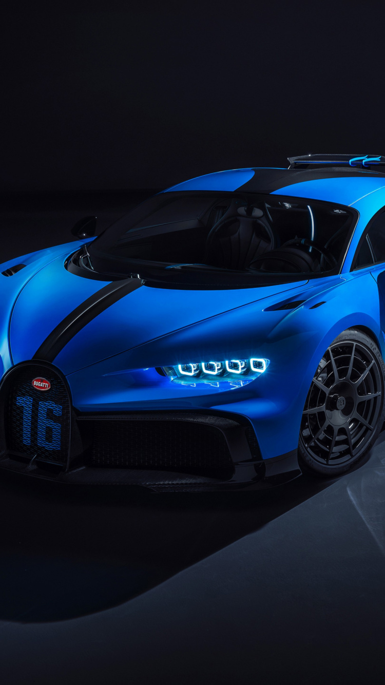 Обои bugatti, легковые автомобили, Molsheim, автомобили Бугатти, двигатель w16 в разрешении 750x1334