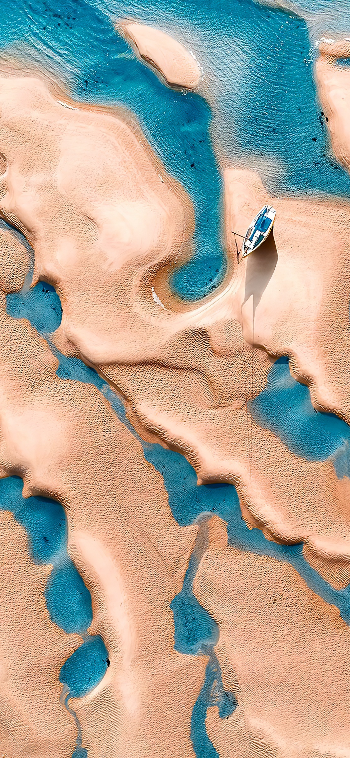 Обои остров Фатнас, вода, экорегион, синий, природа в разрешении 1125x2436