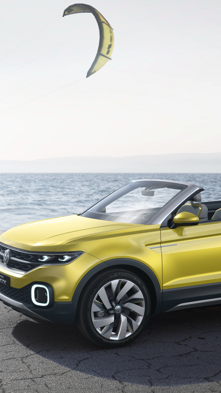 Обои Фольксваген, авто, Фольксваген Т-Креста, range rover, Кабриолет в разрешении 750x1334