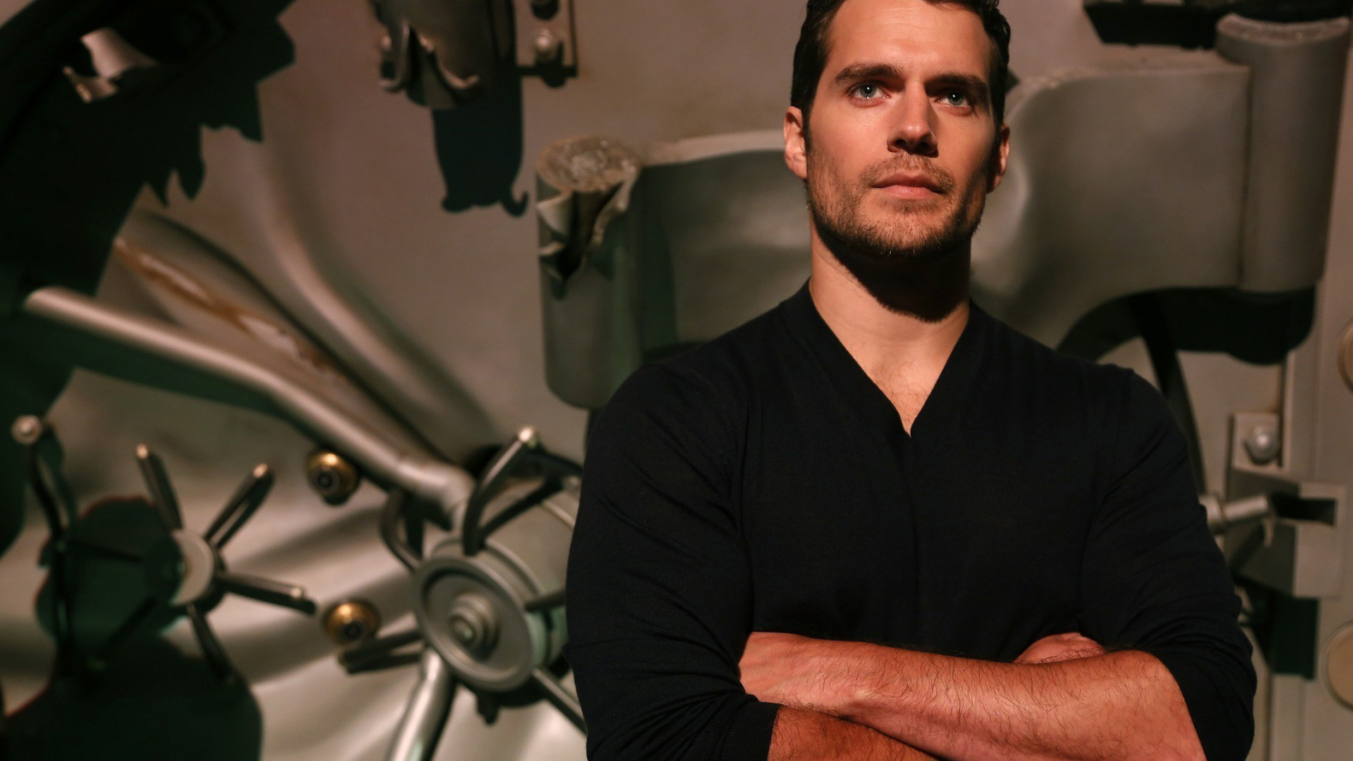 Обои Генри кавилл, человек из стали, рука, брюнетка, Кларк Кент в разрешении 1920x1080