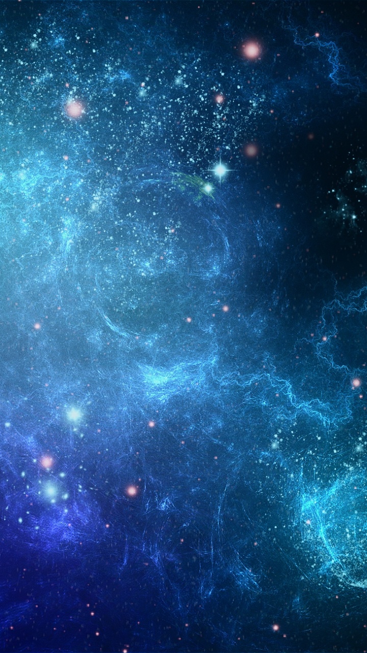 Обои космос, космическое пространство, Галактика, астрономический объект, туманность в разрешении 720x1280