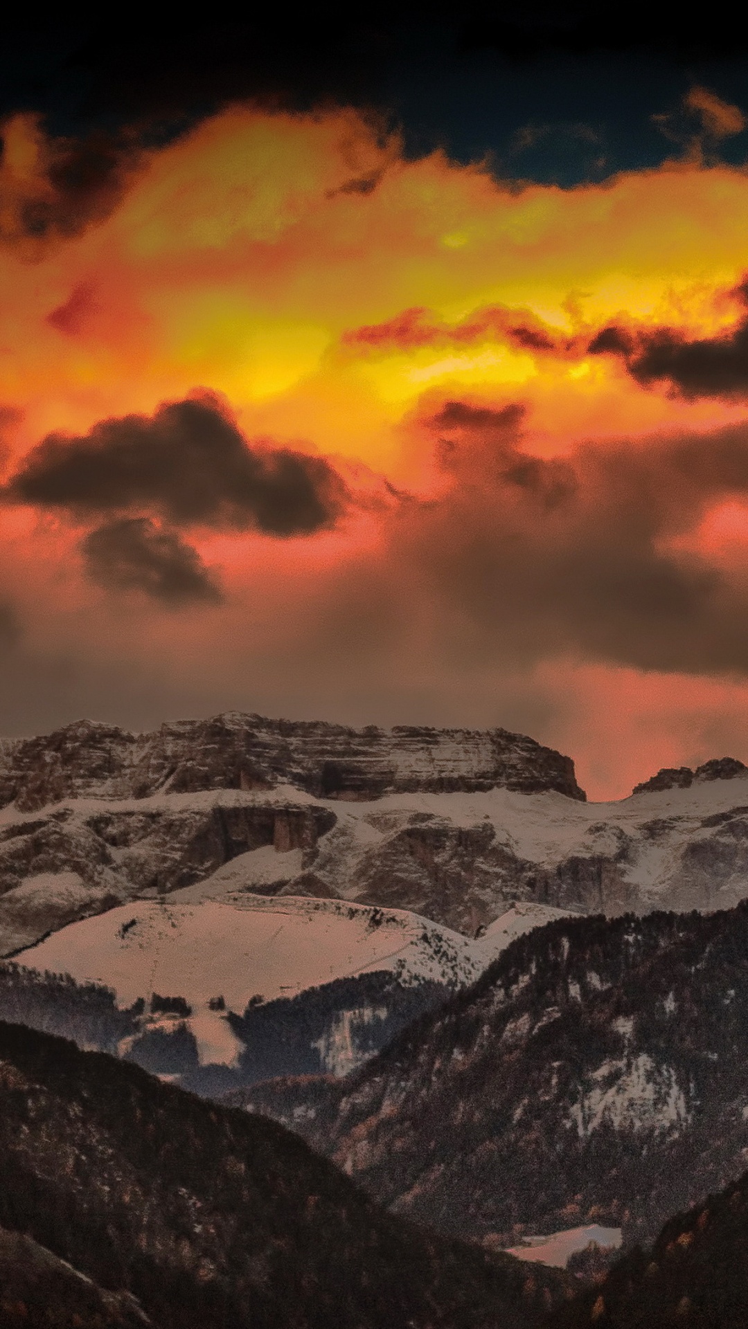 Обои гора, природа, пейзаж, Гималаи, облако в разрешении 1080x1920