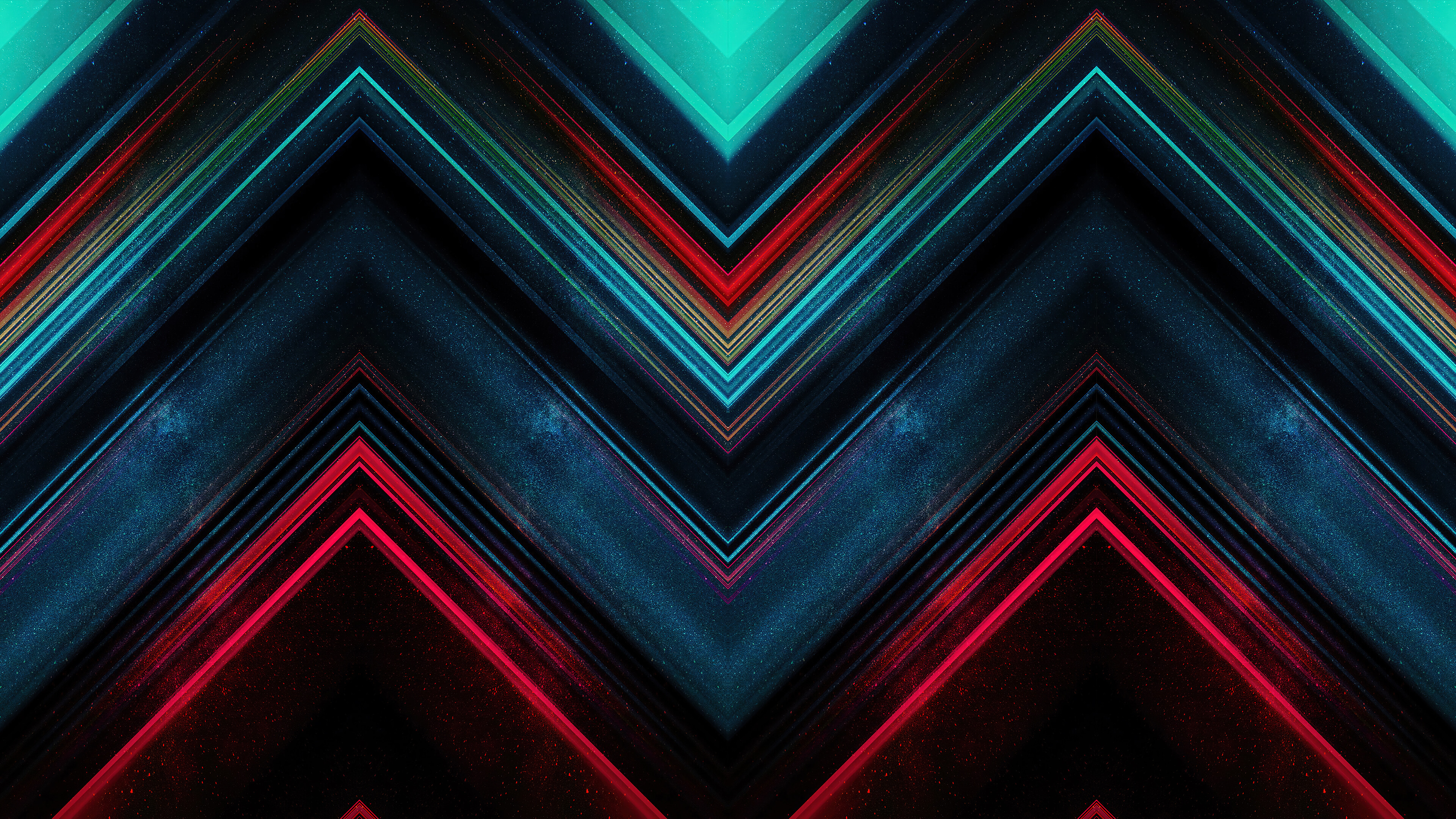 Обои красочность, зеленый, пурпур, свет, синий в разрешении 3840x2160