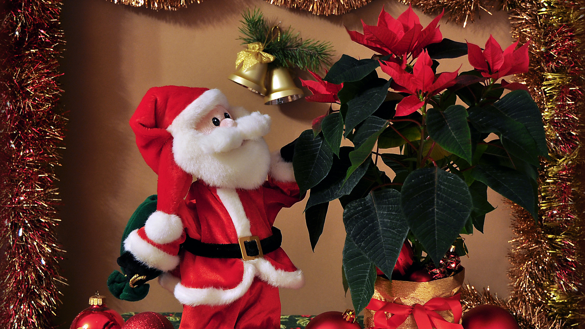 Обои Рождественский день, Дед Мороз, Санта-Клаус, День Святого Николая, Рождество в разрешении 1920x1080