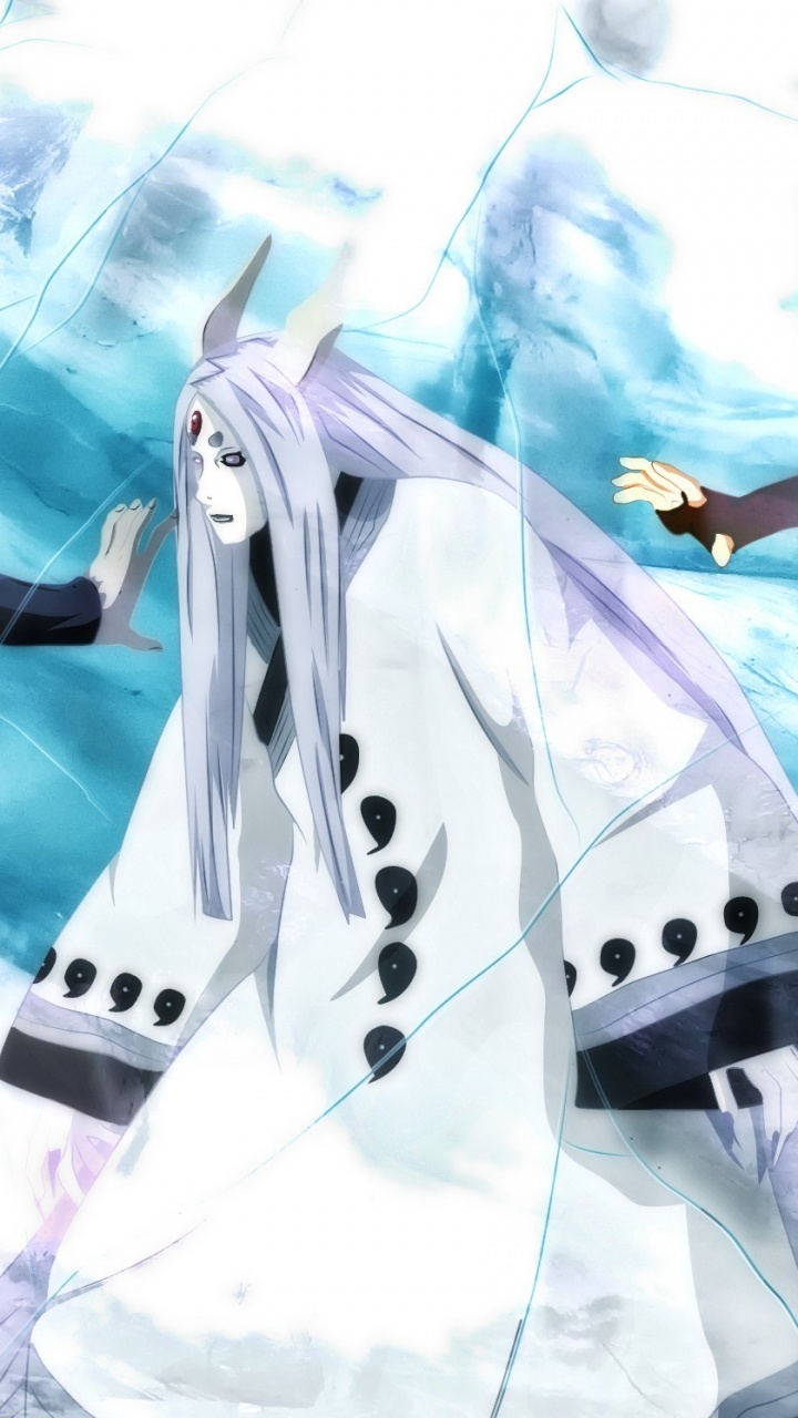 Обои Саске Учиха, Кагуя tsutsuki, Хагоромо tsutsuki, мультфильм, аниме в разрешении 720x1280