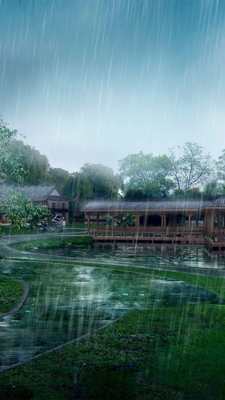 Обои природа, вода, гидроресурсы, пейзаж, дерево в разрешении 750x1334