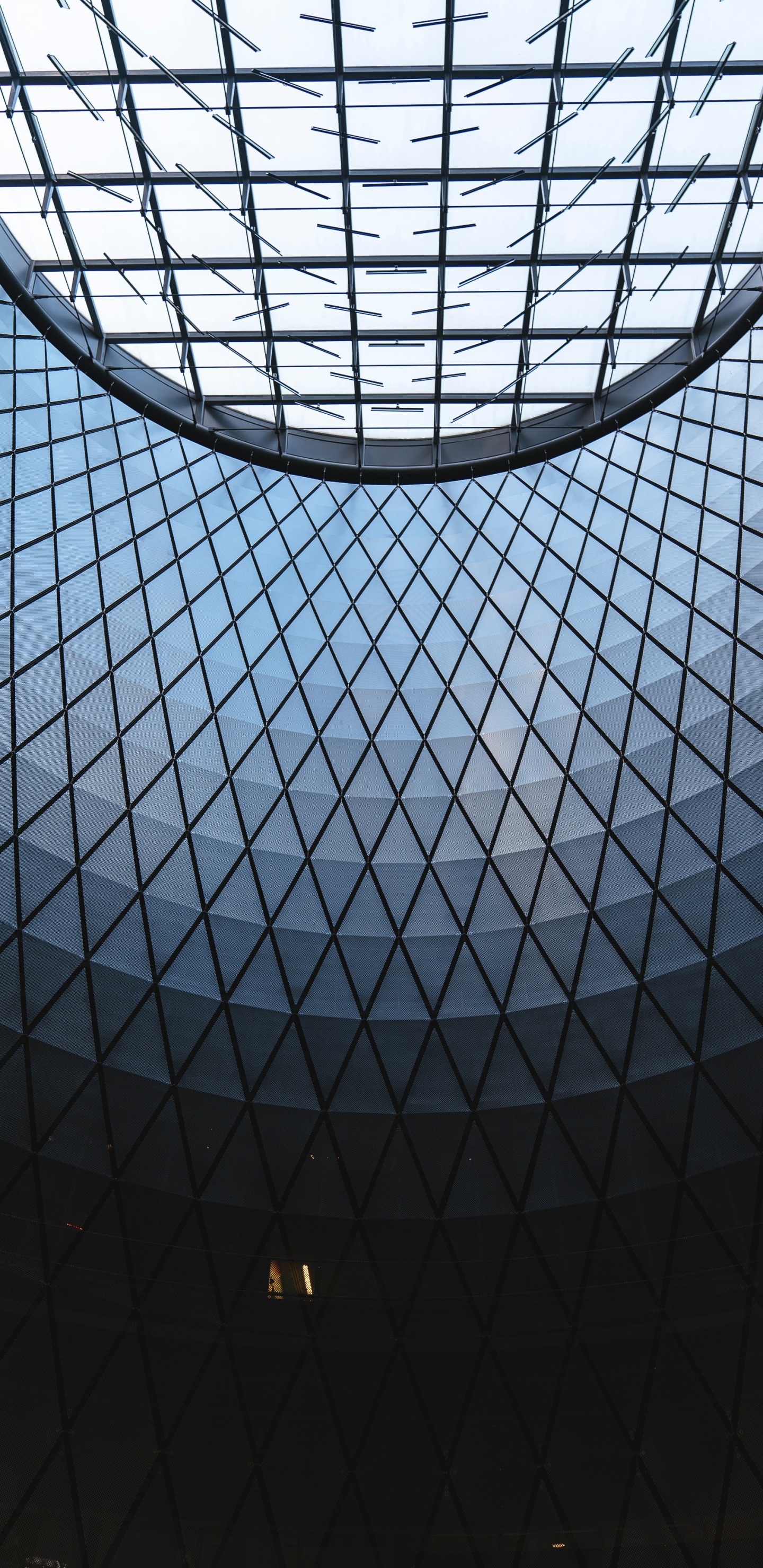 Обои Центральный Вокзал, скоростной транспорт, линия, эскалатор, ячейка в разрешении 1440x2960