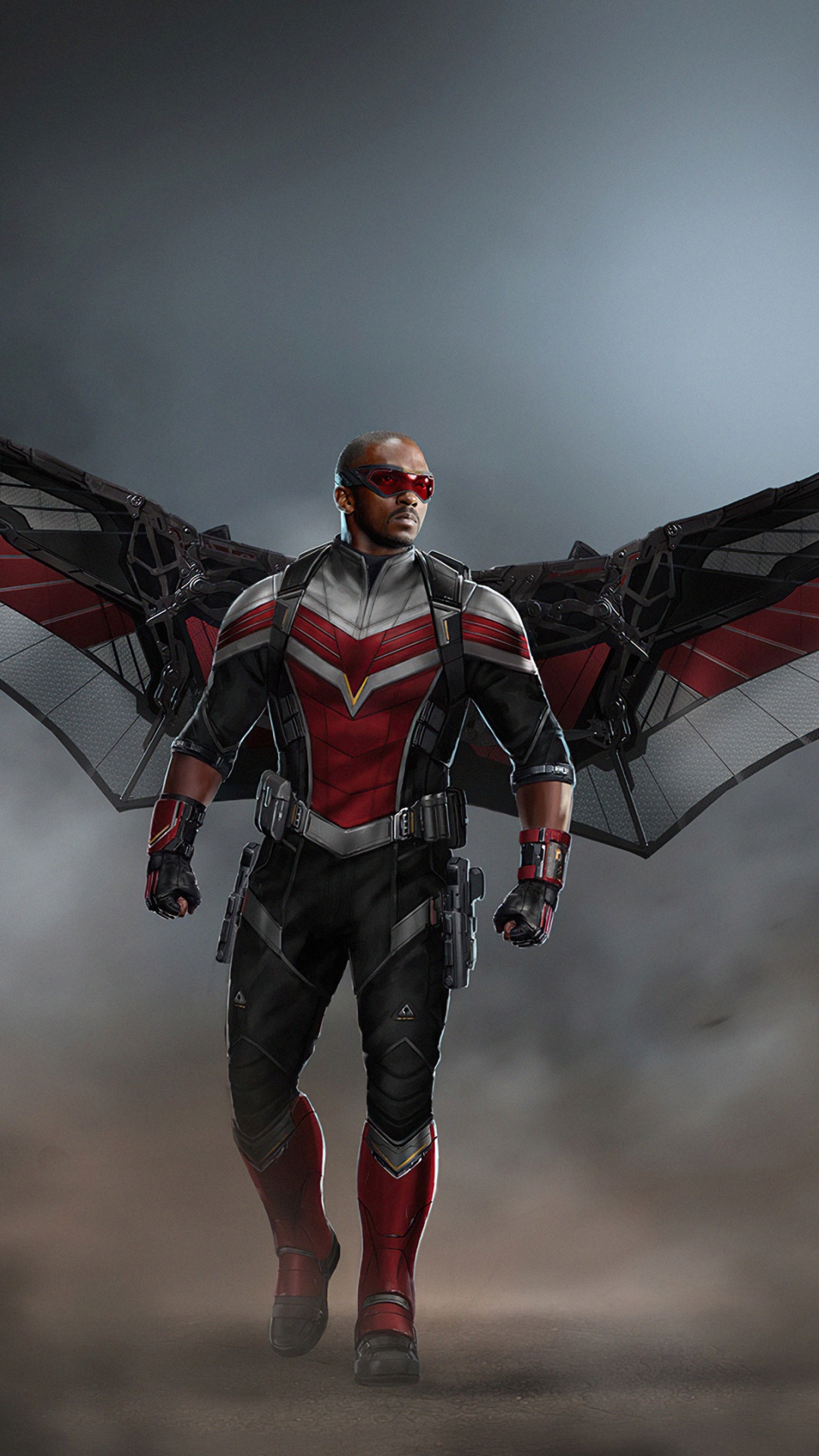 Обои Сокол, Энтони Маки, Сэм Уилсон, сокол и зимний солдат, Капитан Америка в разрешении 1080x1920