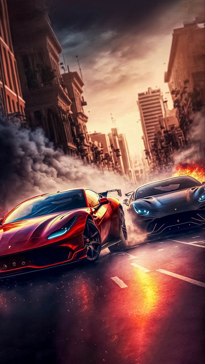 Обои Гранд туреры, спорткар, легковые автомобили, суперкар, Феррари 488 в разрешении 720x1280