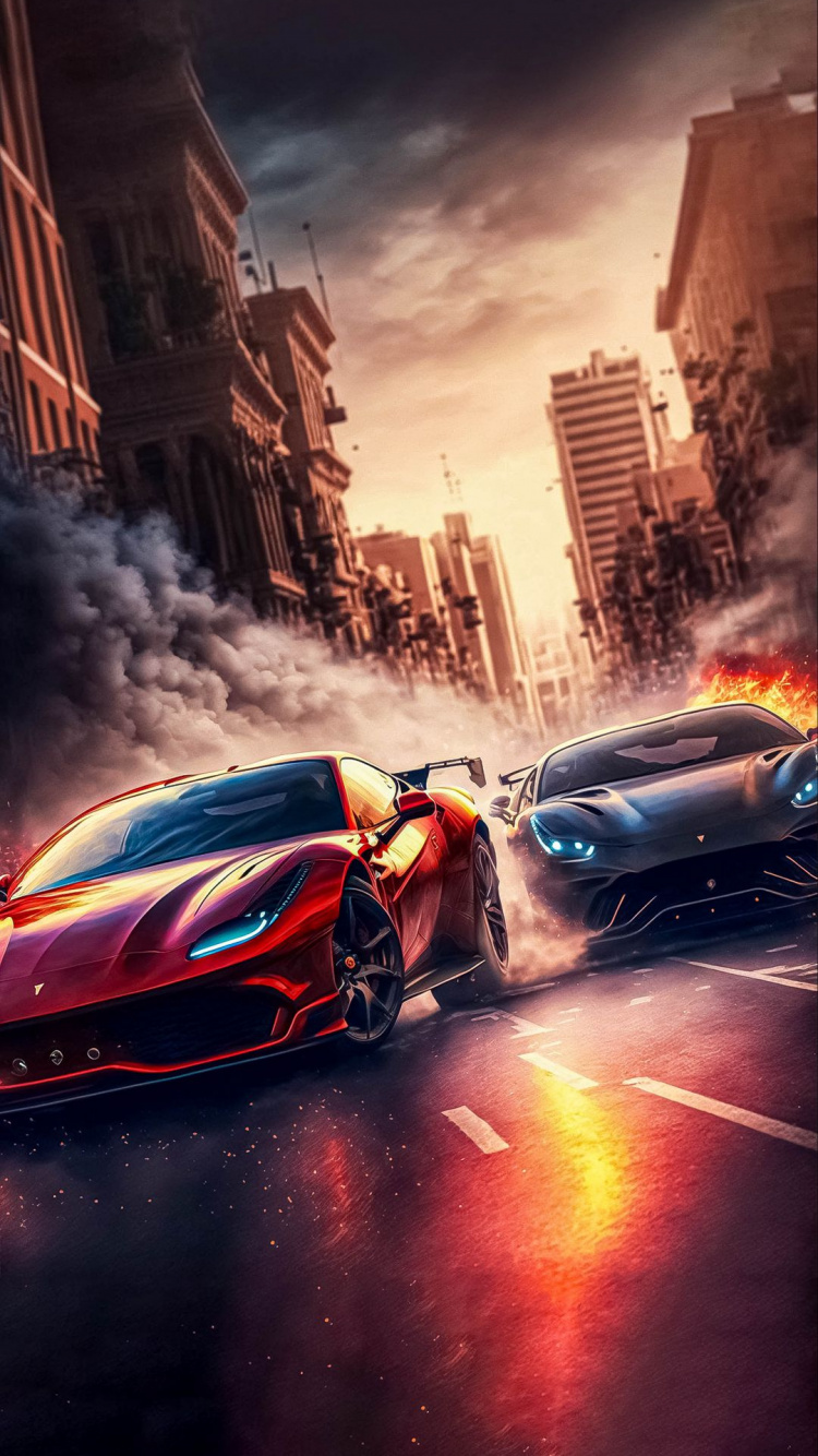 Обои Гранд туреры, спорткар, легковые автомобили, суперкар, Феррари 488 в разрешении 750x1334