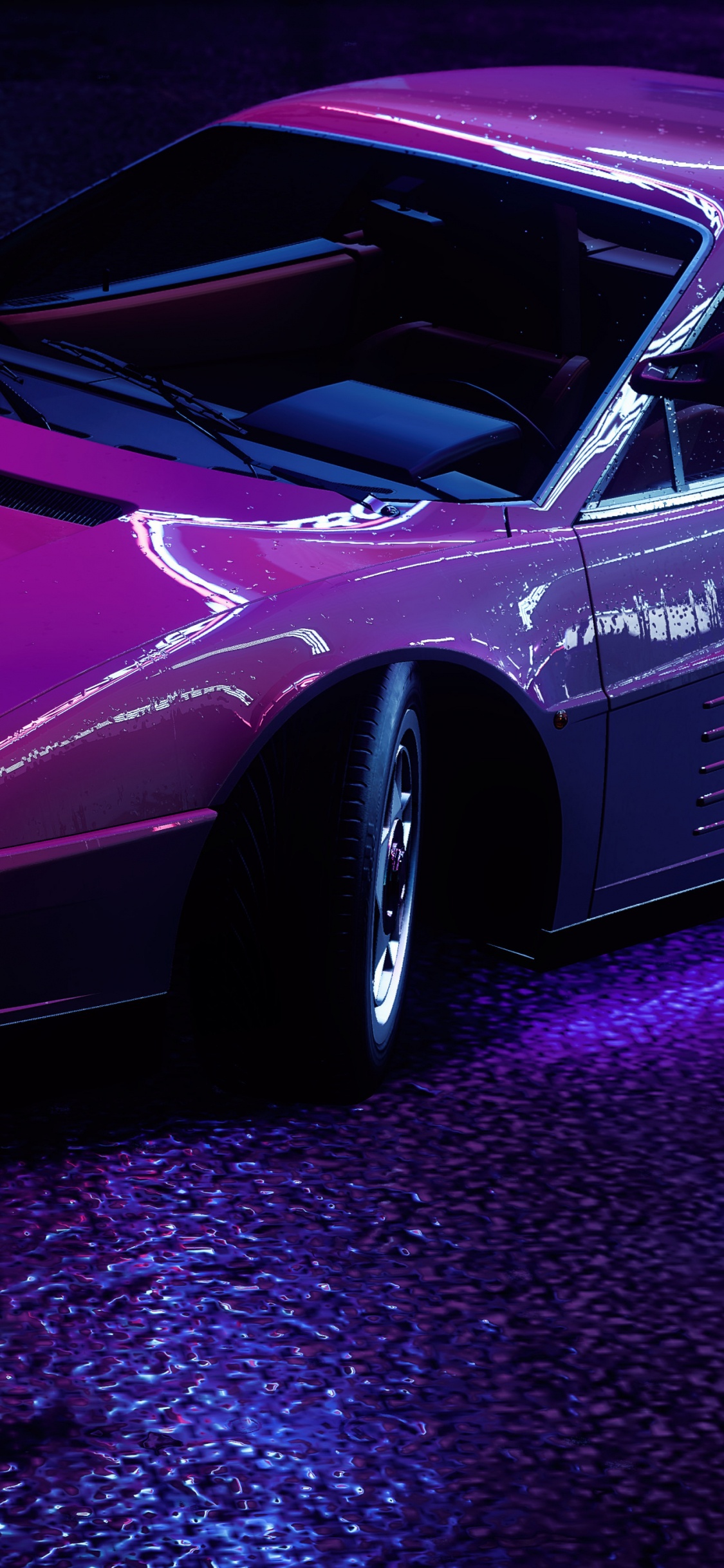 Обои nfs heat, Потребность для скорости нагрева, Феррари тестаросса, колесо, легковые автомобили в разрешении 1125x2436