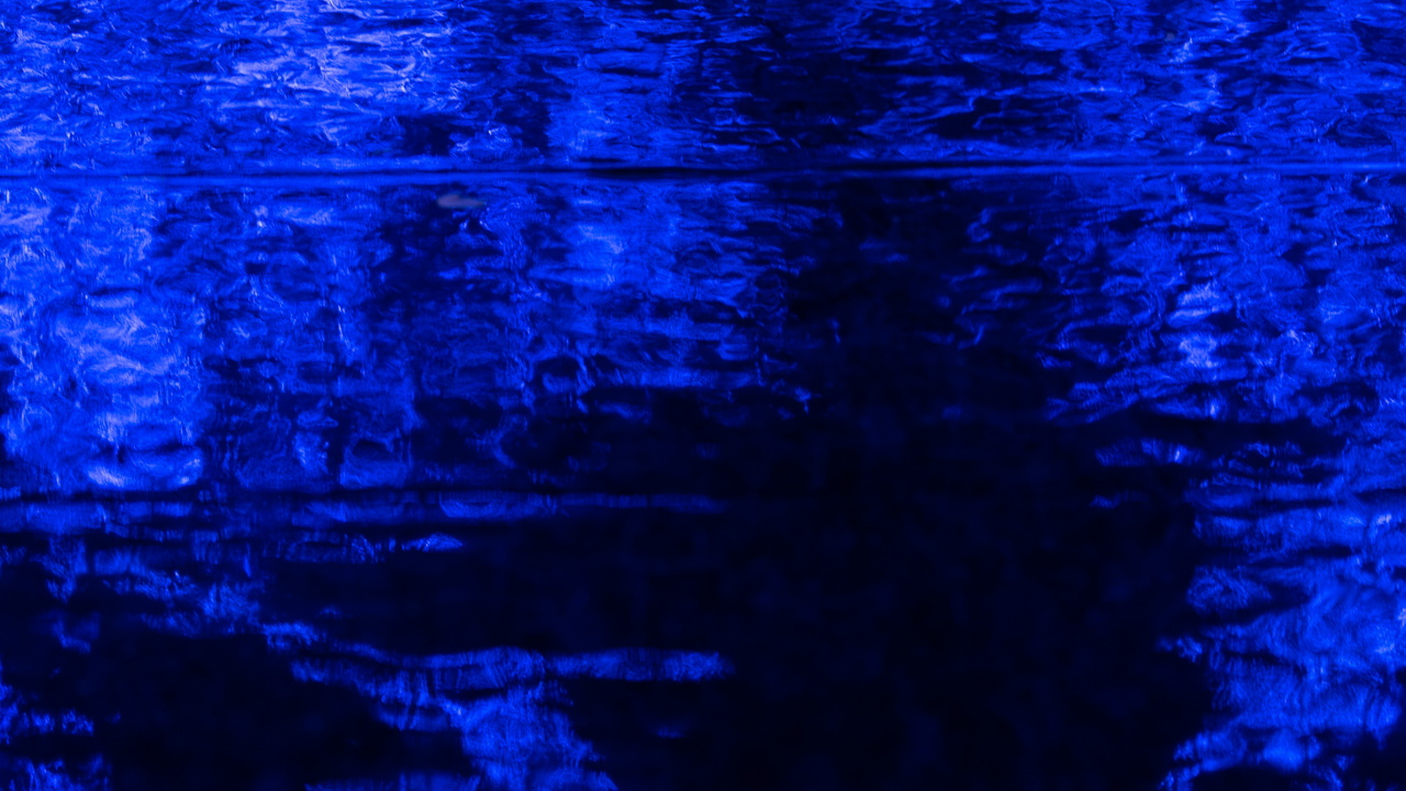 Обои КГД, синий кобальт, свет, дерево, мажорель синий в разрешении 1280x720