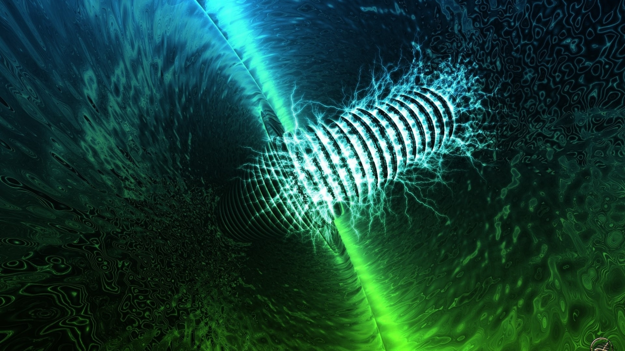 Обои зеленый, свет, морская биология, биом, темнота в разрешении 1280x720