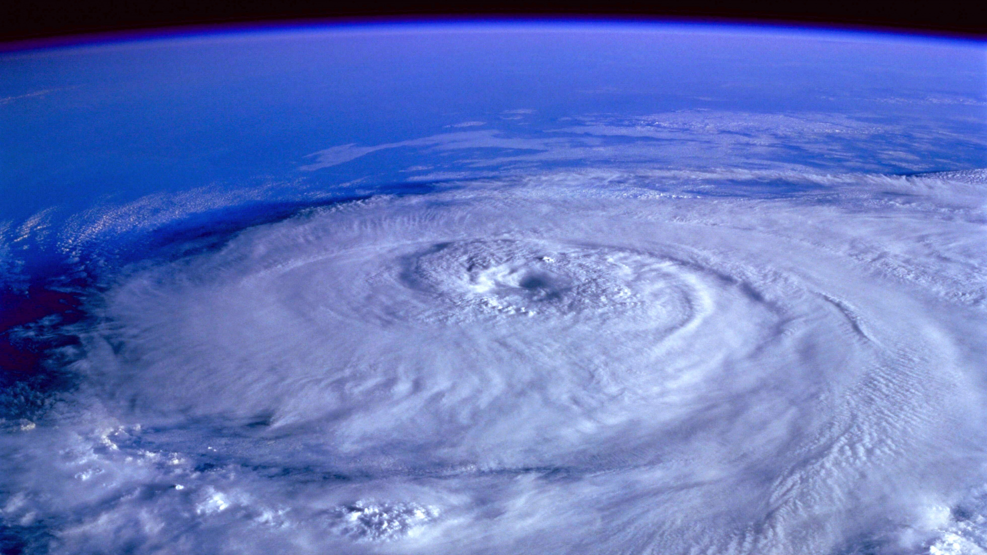 Обои тропический циклон, буря, атмосфера, циклон, космическое пространство в разрешении 1920x1080