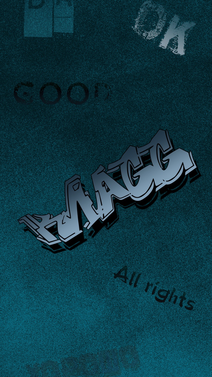 Обои атмосфера, лого, рукав, серый цвет, Аква в разрешении 720x1280