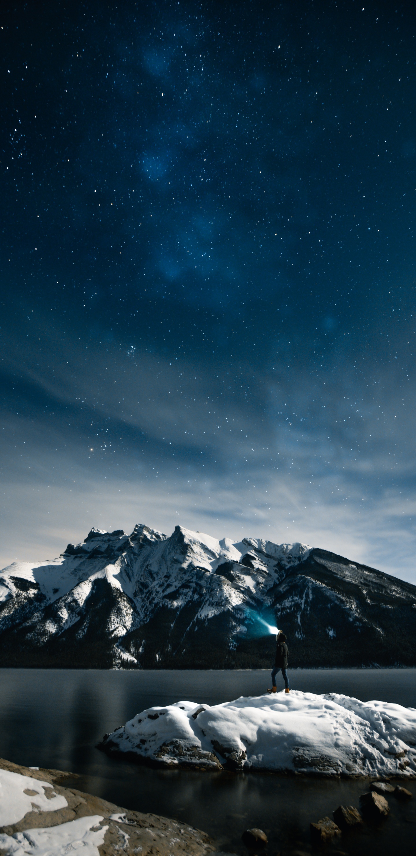 Обои природа, гора, горный рельеф, атмосфера, горный хребет в разрешении 1440x2960