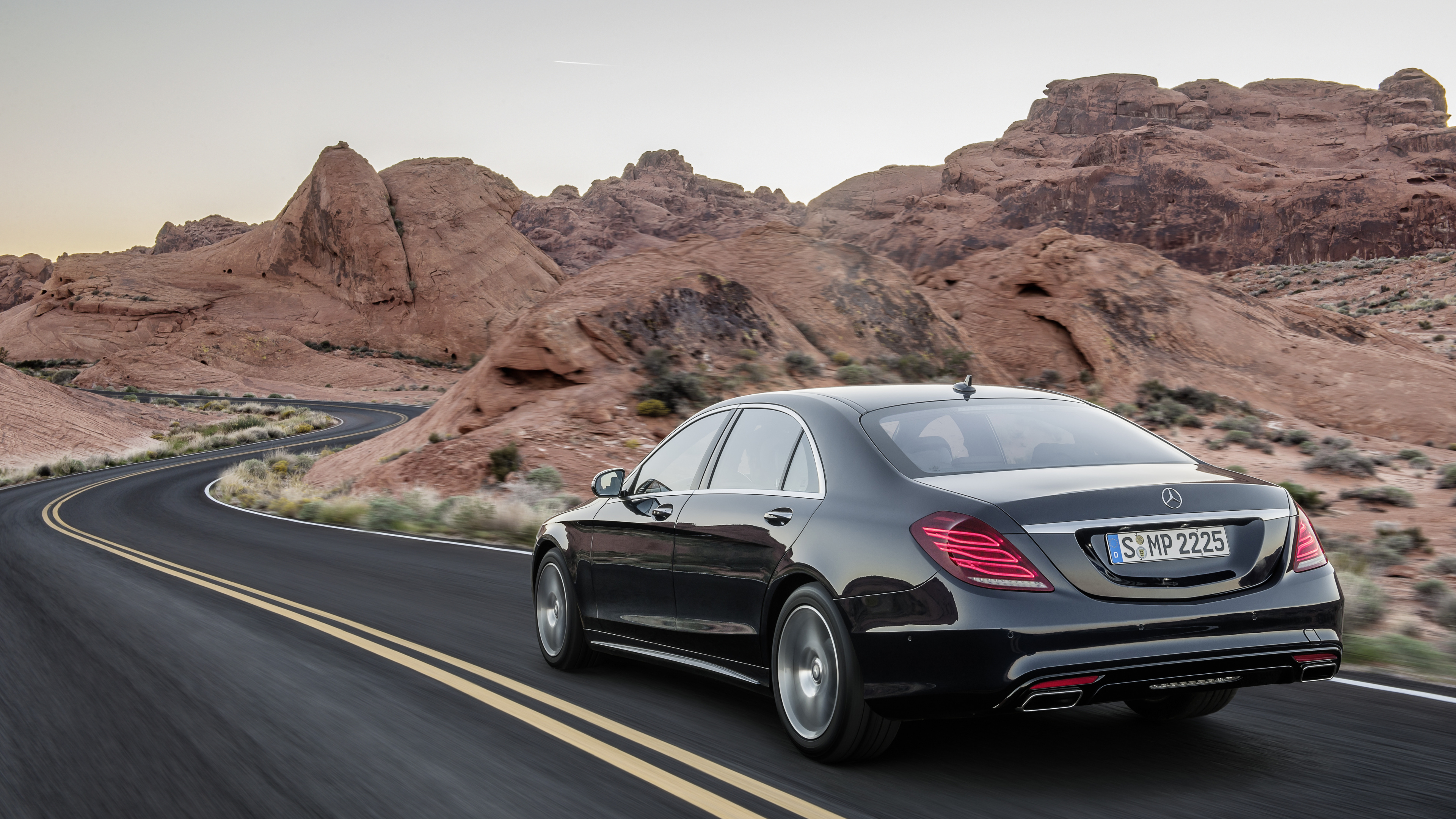 Обои авто, Quoris Киа, дорога, Мерседес ibrida классе с, mercedes benz s class в разрешении 3840x2160