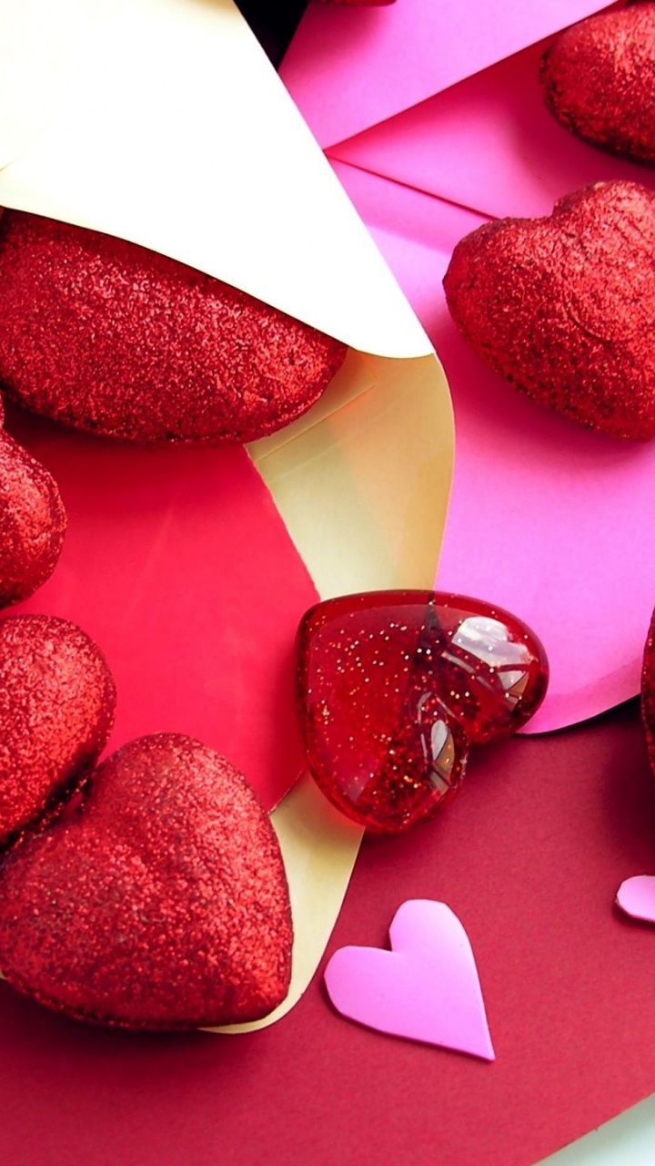 Обои роман, сердце, День Святого Валентина, пурпурный цвет, Ань ДЭП ве лам Ань дай Дьен в разрешении 720x1280