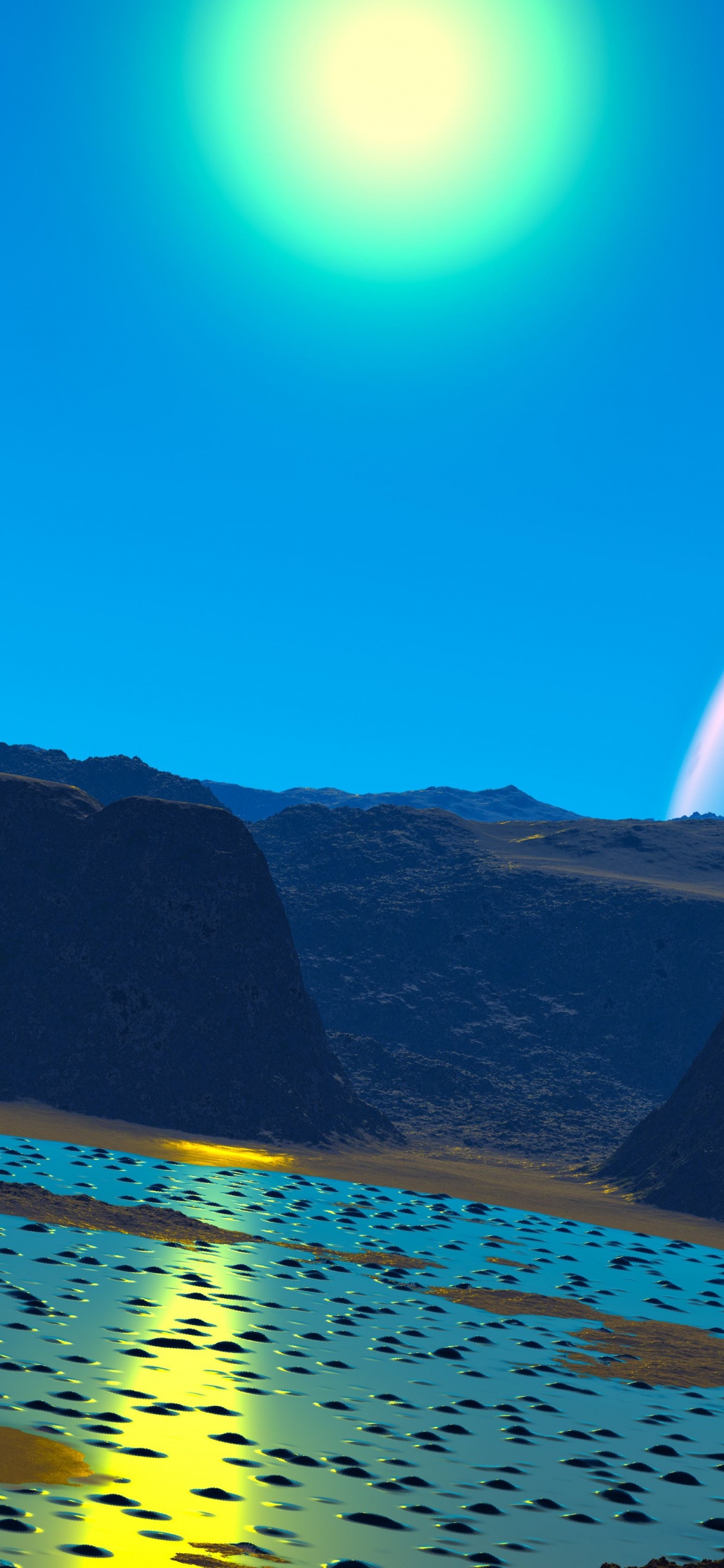 Обои вода, гидроресурсы, дневное время, пейзаж, море в разрешении 1125x2436