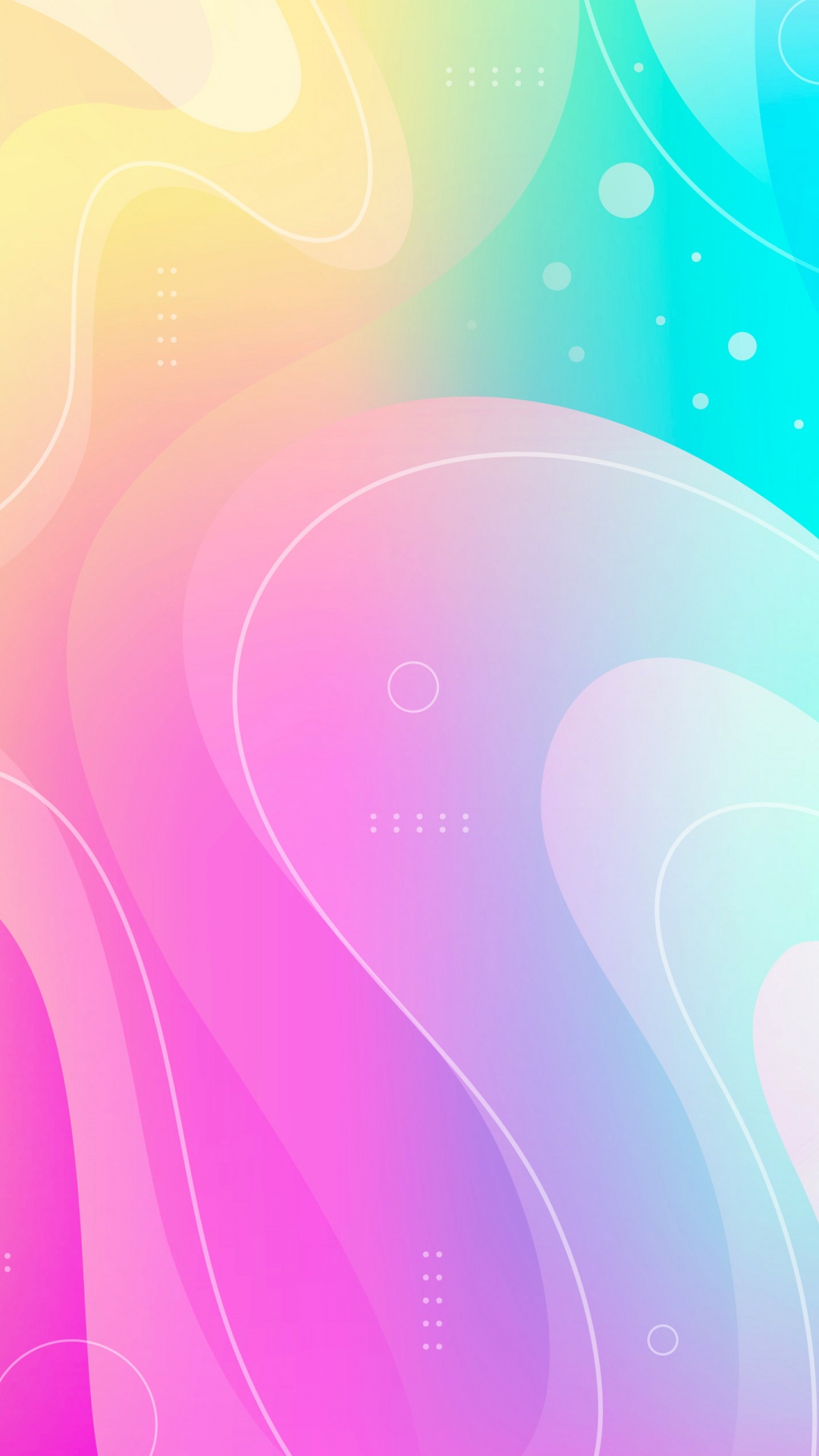 Обои Оранжевый цвет, цветной, графический дизайн, графика, красочность в разрешении 1080x1920