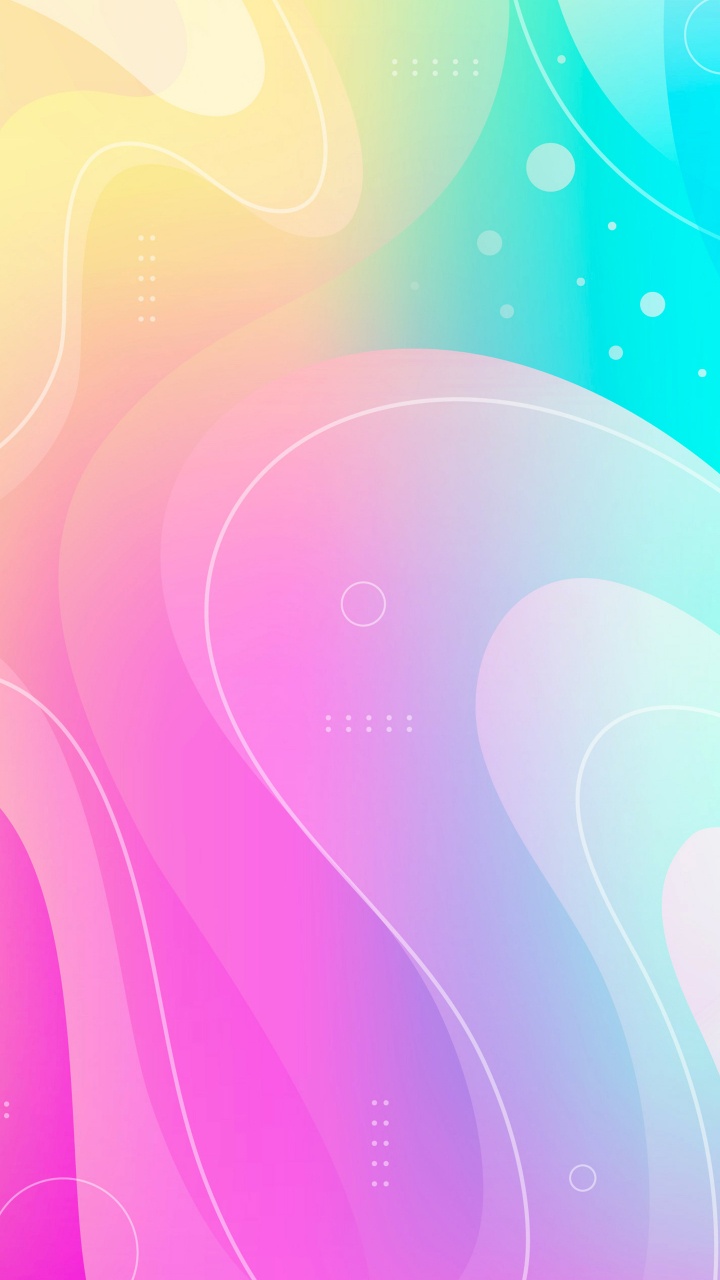 Обои Оранжевый цвет, цветной, графический дизайн, графика, красочность в разрешении 720x1280